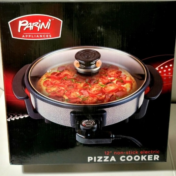 PARINI 12" NON STICK ELECTRIC PIZZA COOKER - Picture 1 of 3